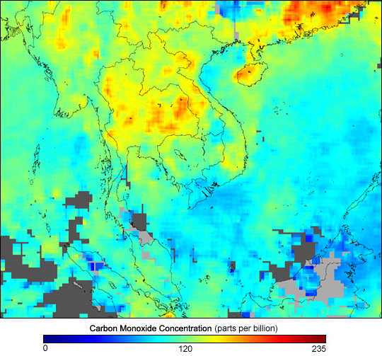 Fires in Southeast Asia