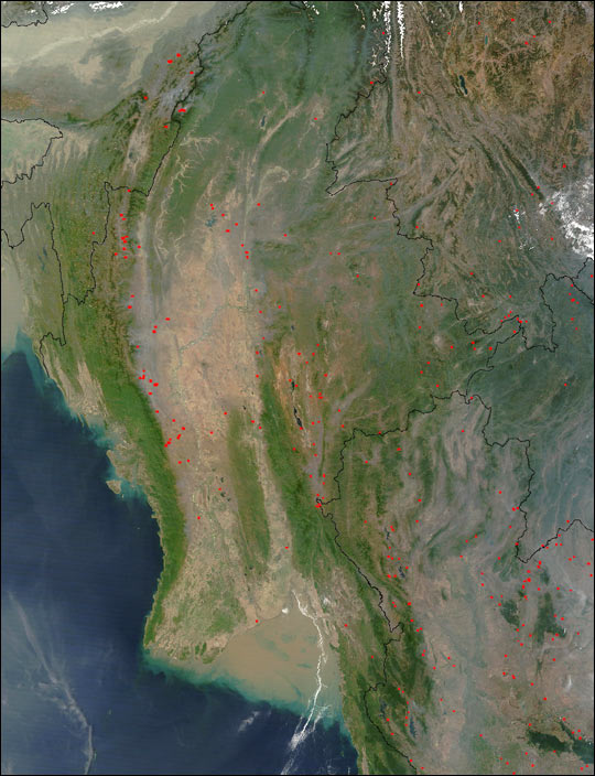 Fires in Southeast Asia