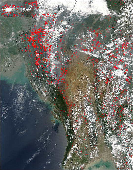 Fires in Southeast Asia