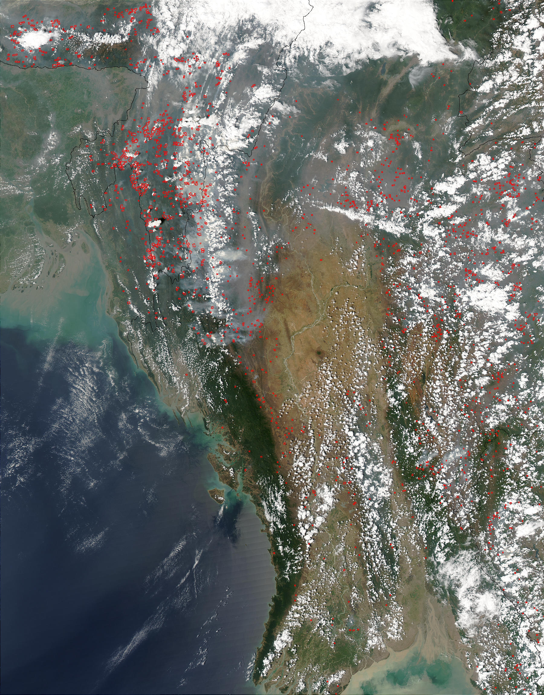  Fires  in Southeast Asia 