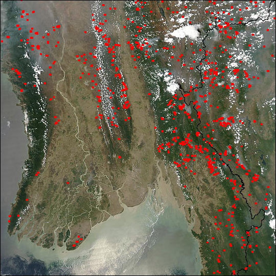 Fires in Southeast Asia