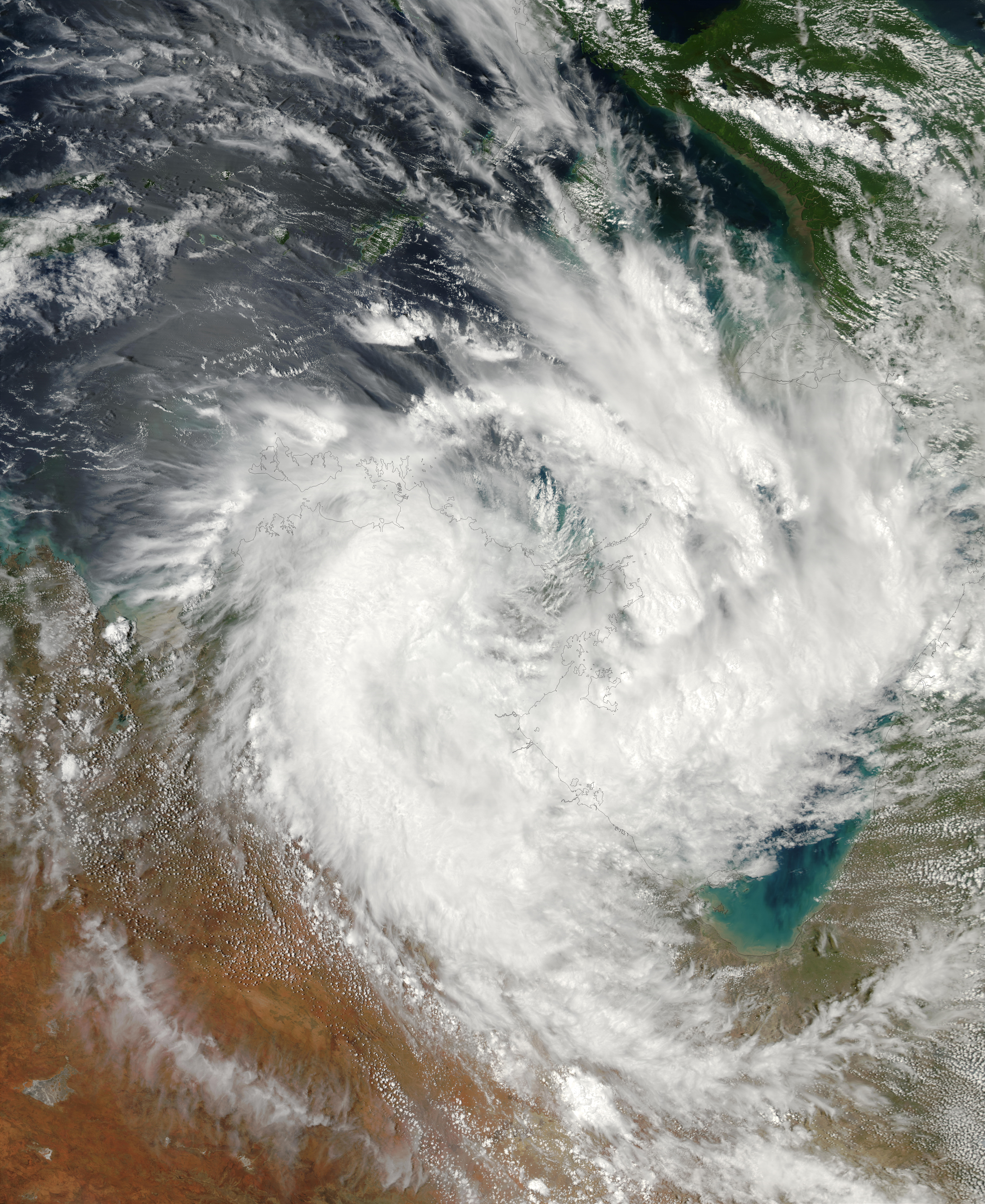 Low-Pressure Storm System over Australia - related image preview