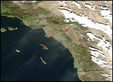 Santa Ana Wind Event Over California