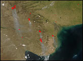 Fires in the Pampas and Southern Argentina