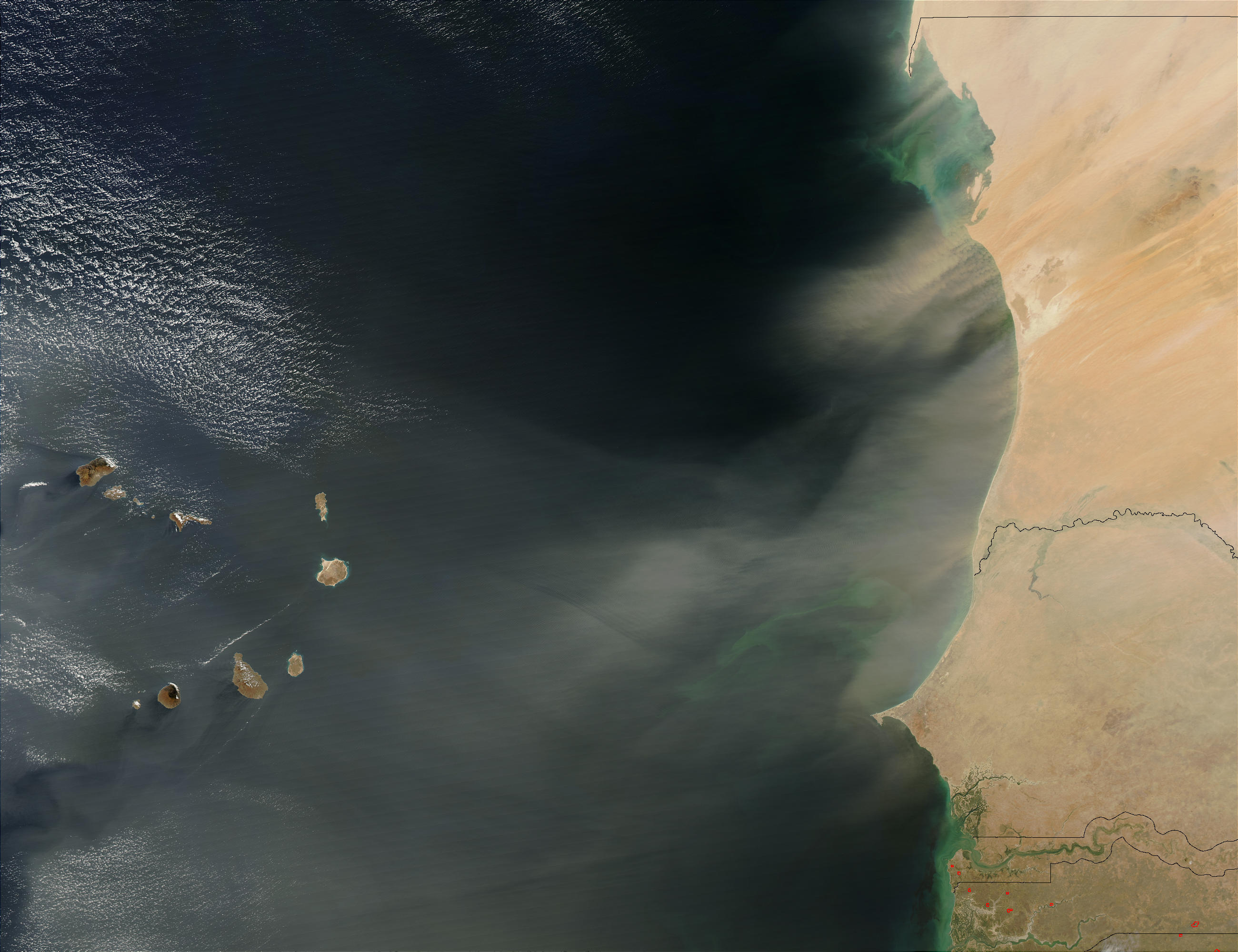 Saharan Dust off West Africa - related image preview