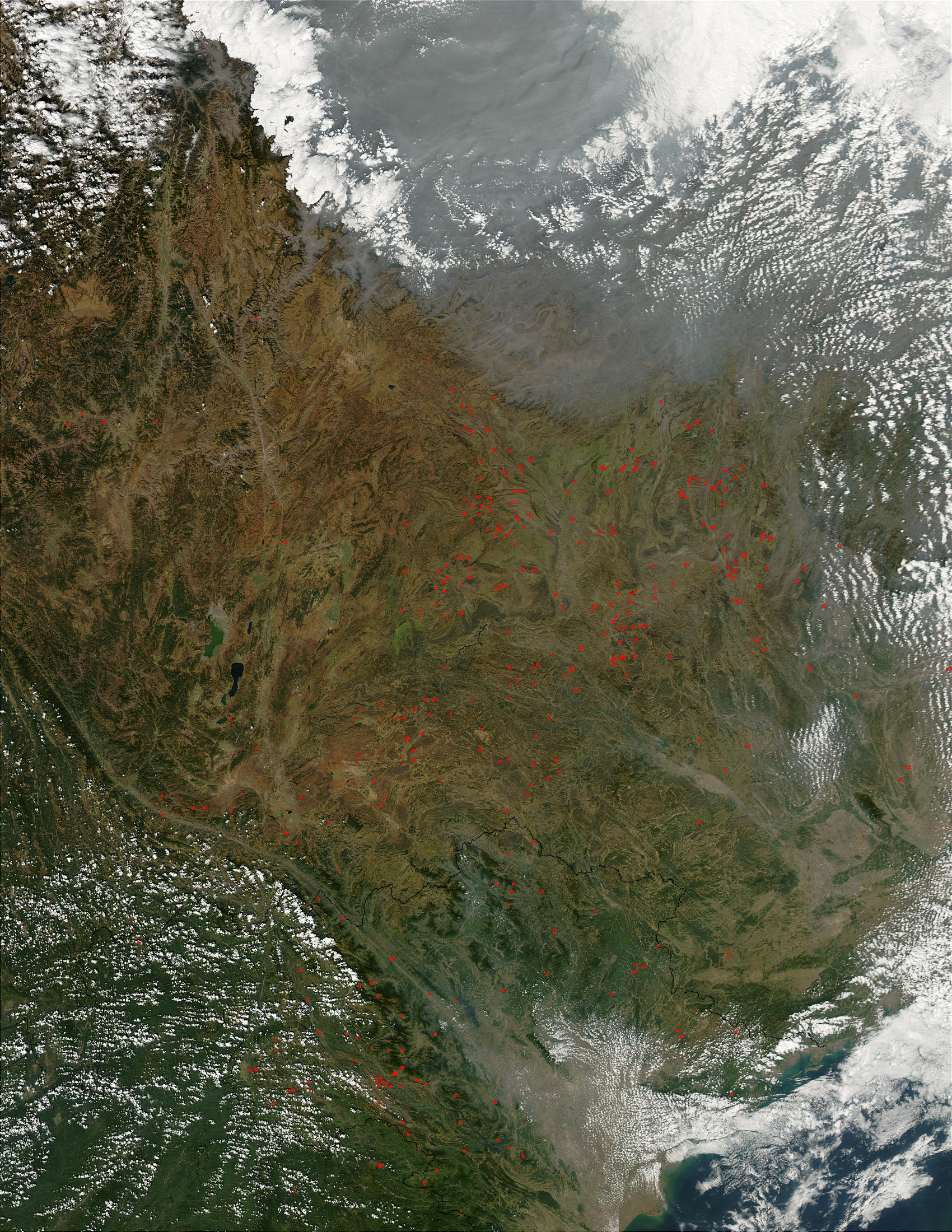 Fires in South-central China - related image preview