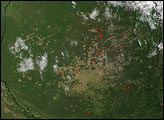 Fires in Central South America