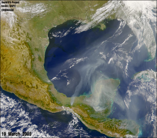 Fires in Mexico and Central America