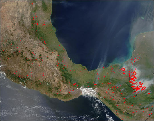 Fires in Mexico and Central America - related image preview