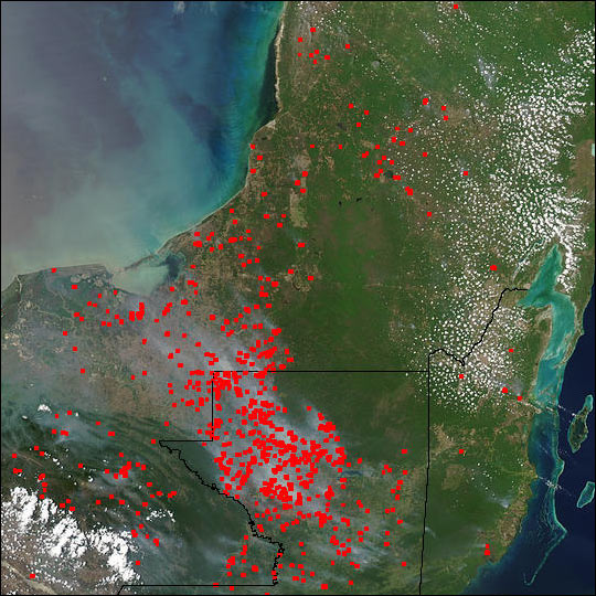 Fires in Mexico and Central America - related image preview