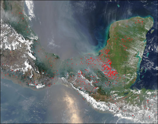 Fires in Mexico and Central America - related image preview