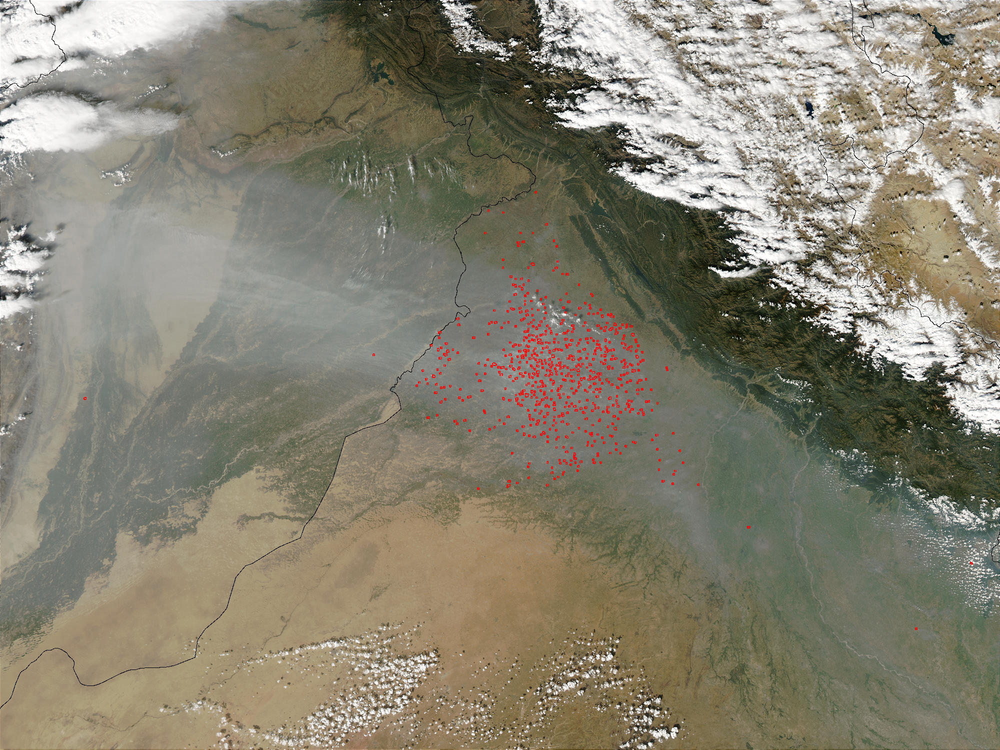 Fires in Northwest India - related image preview