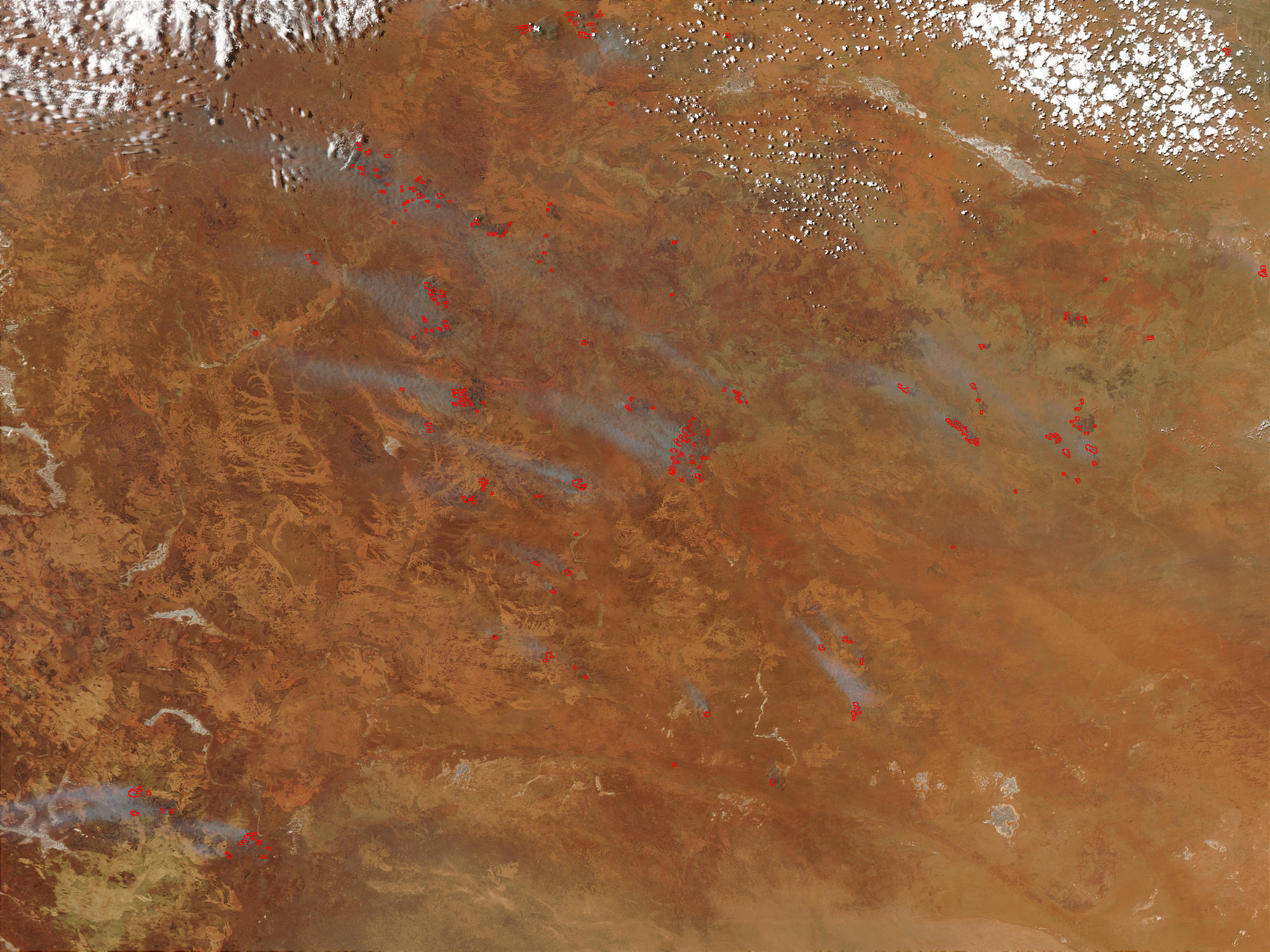 Fires in Central Western Australia - related image preview