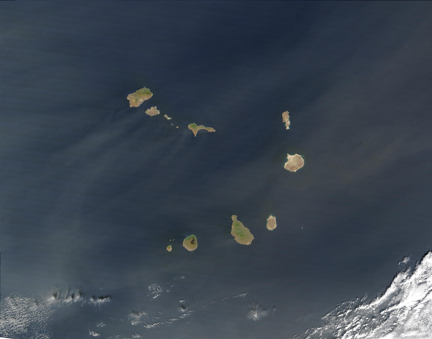 Saharan dust over Cape Verde Islands - related image preview