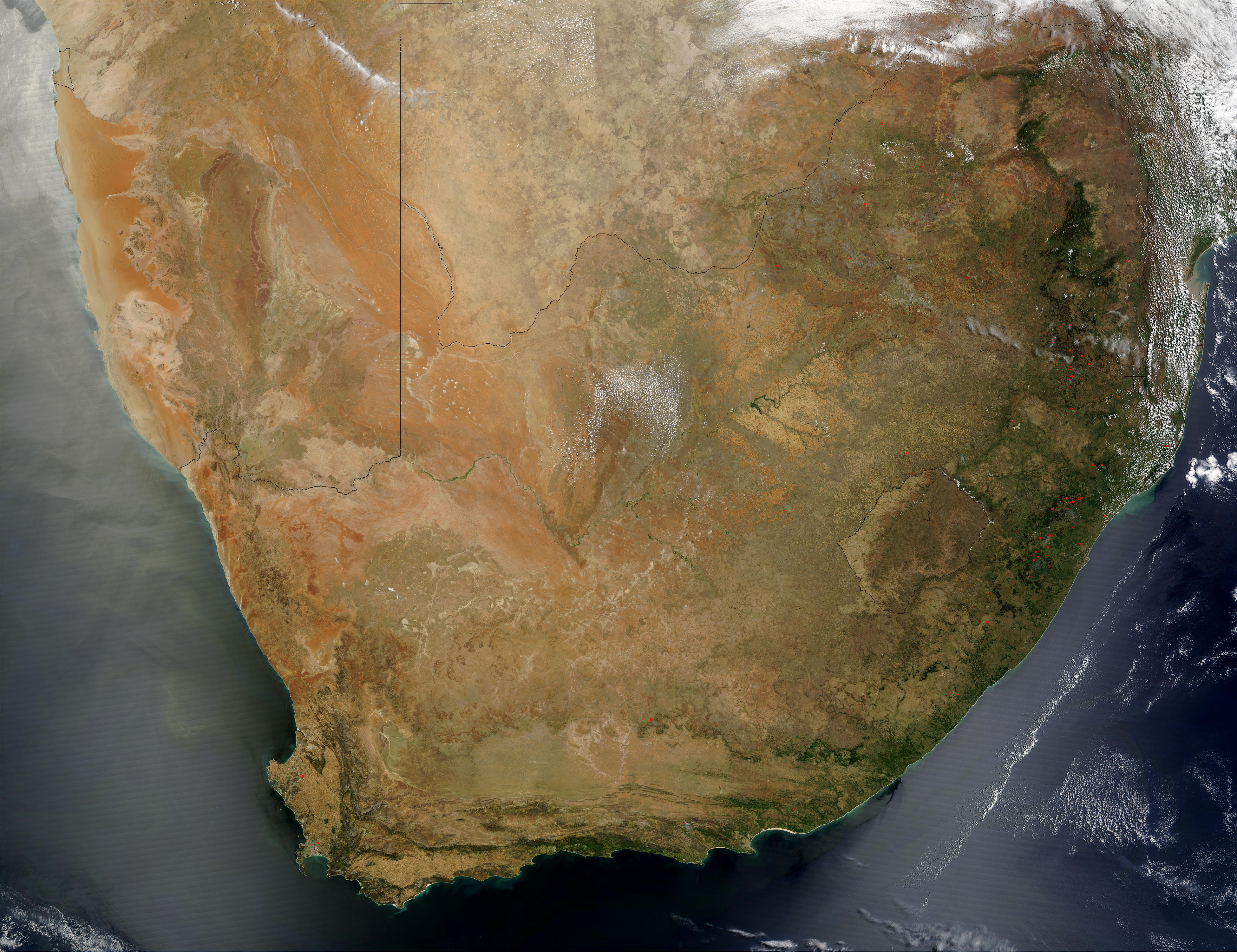 Southern Africa (Terra and Aqua combination) - related image preview