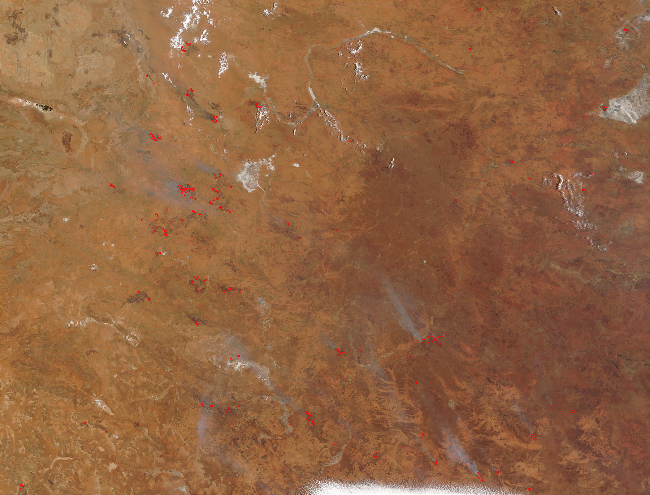 Fires in Central Western Australia - related image preview