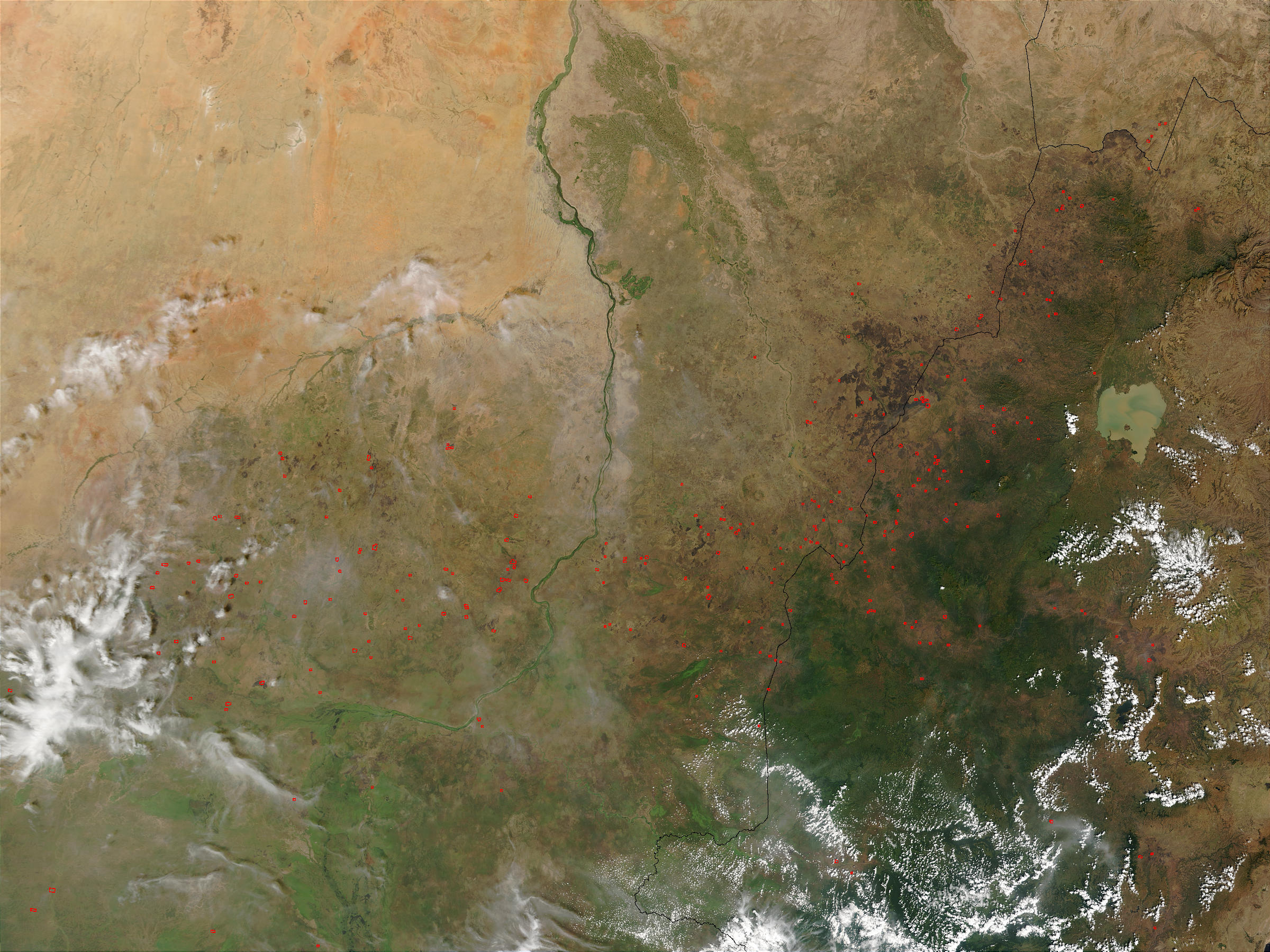 Fires in Sudan (morning overpass) - related image preview