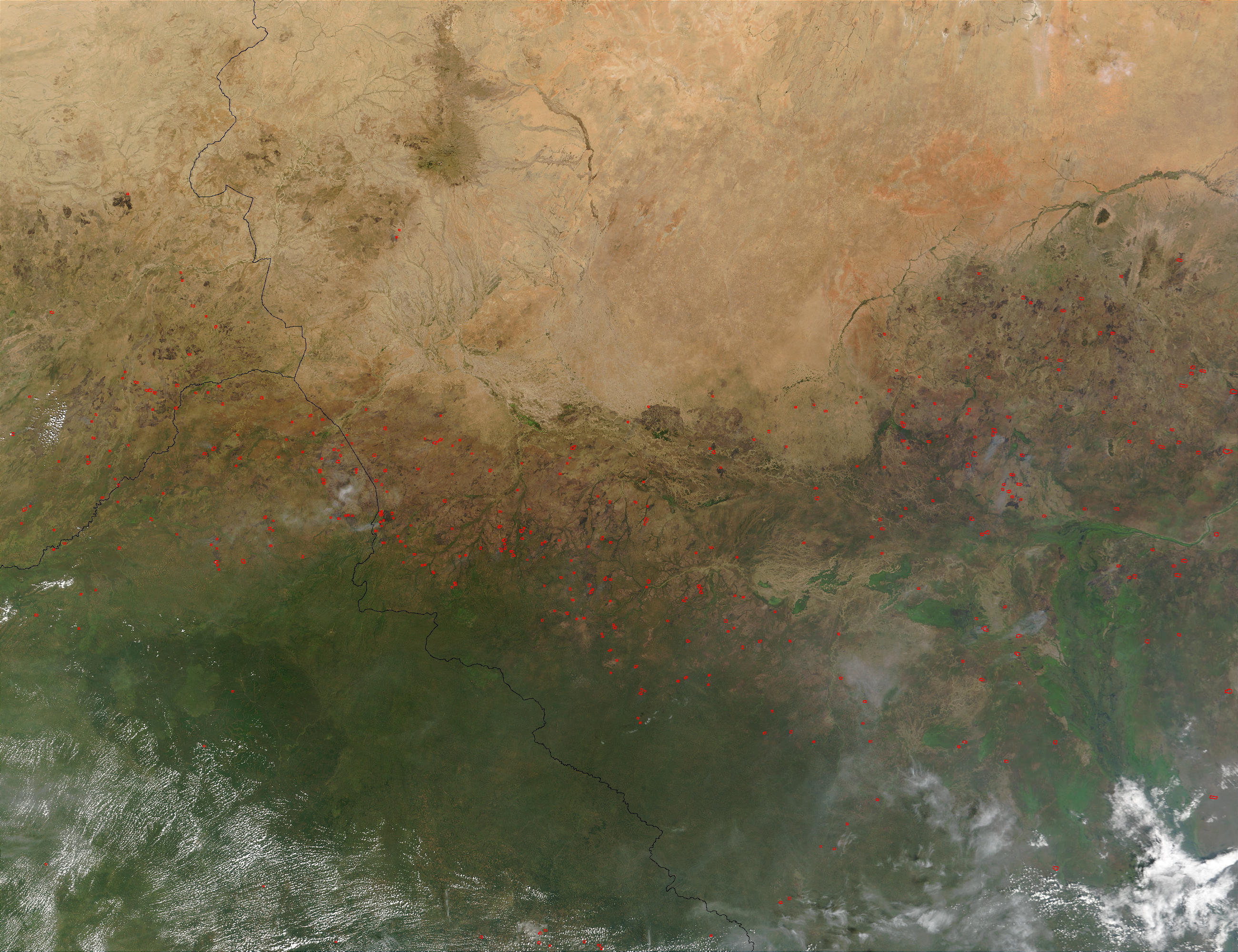 Fires in Central Africa - related image preview