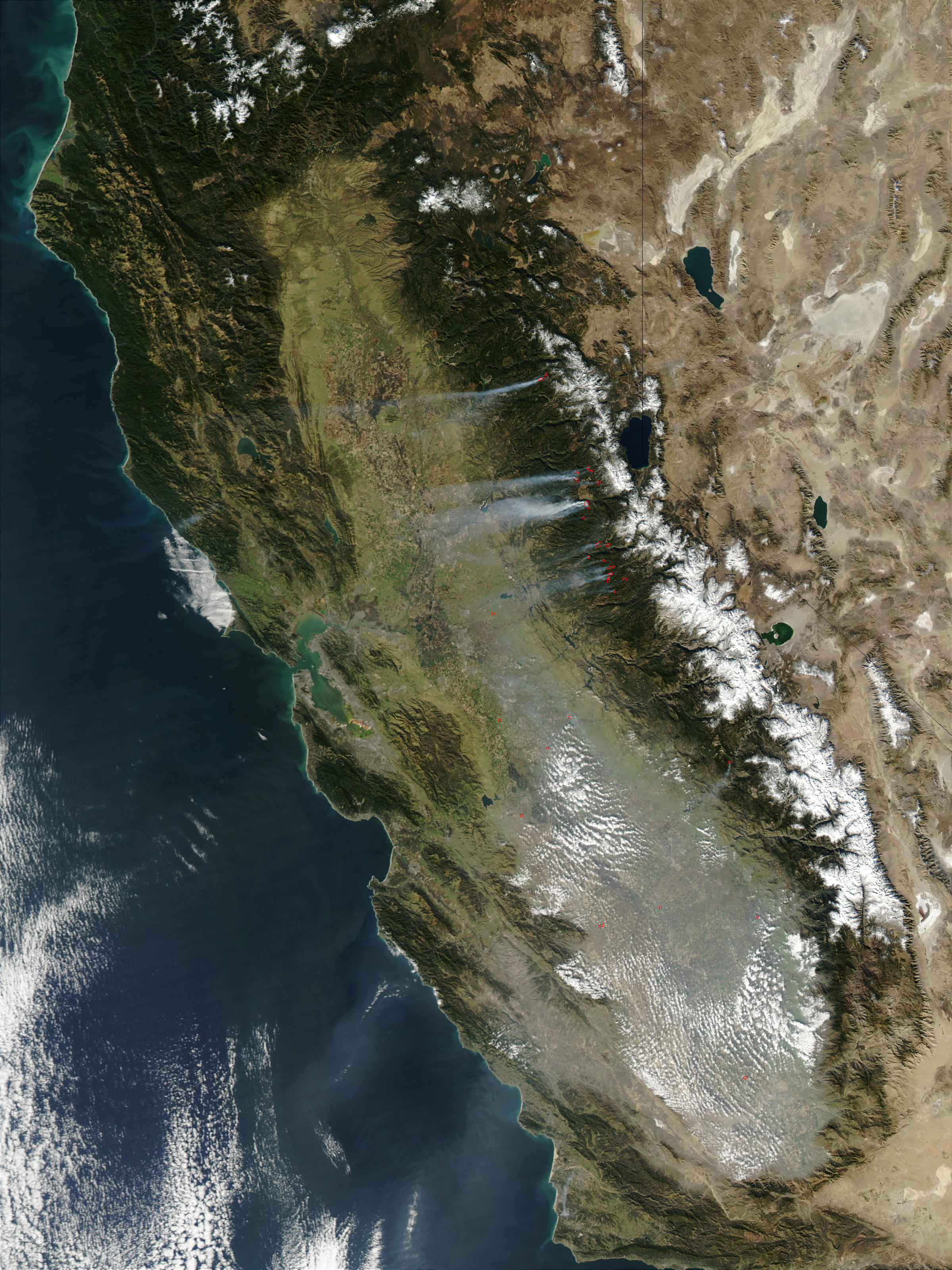 Fires in California (afternoon overpass) - related image preview