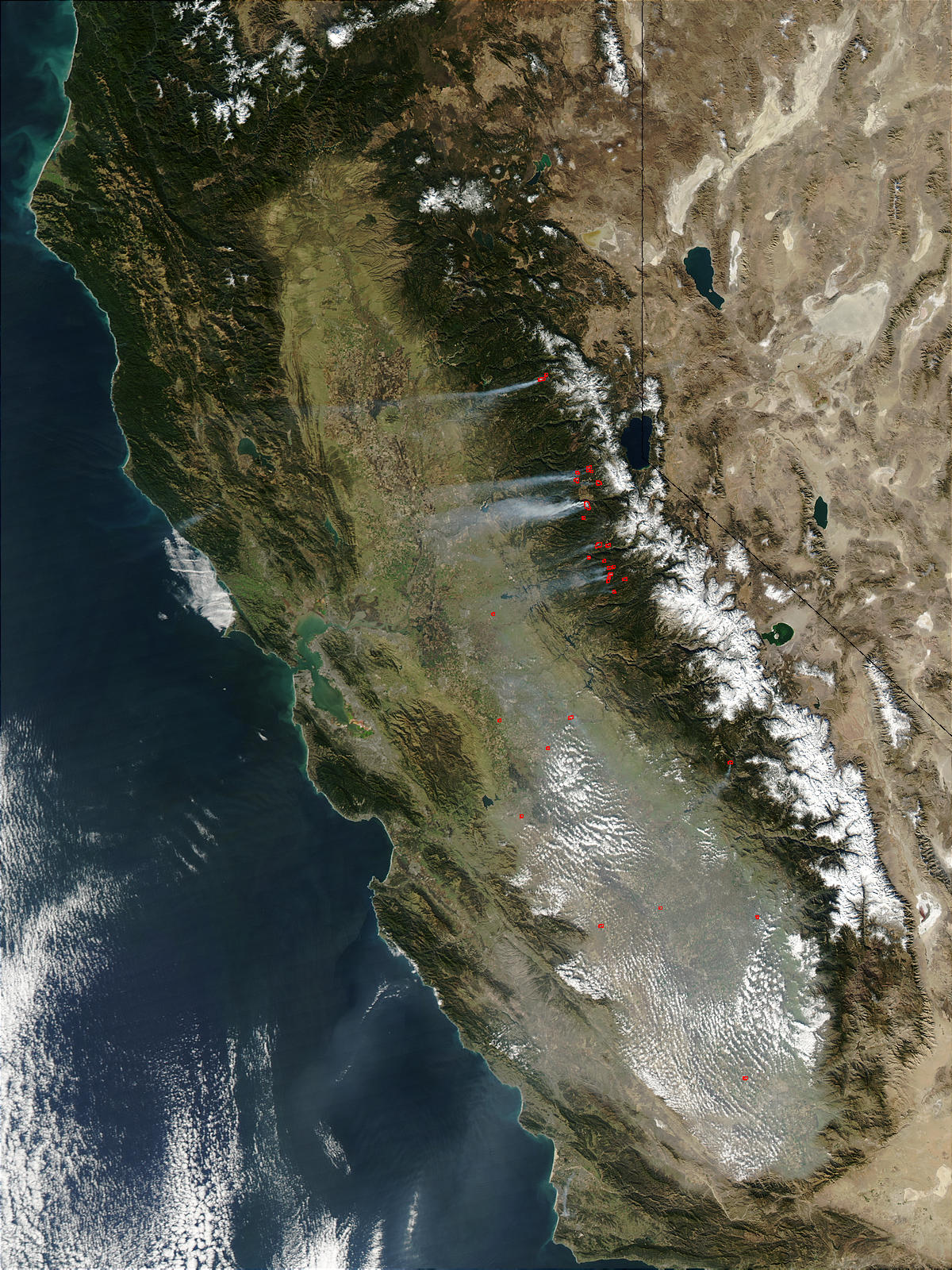 Fires in California (afternoon overpass) - related image preview