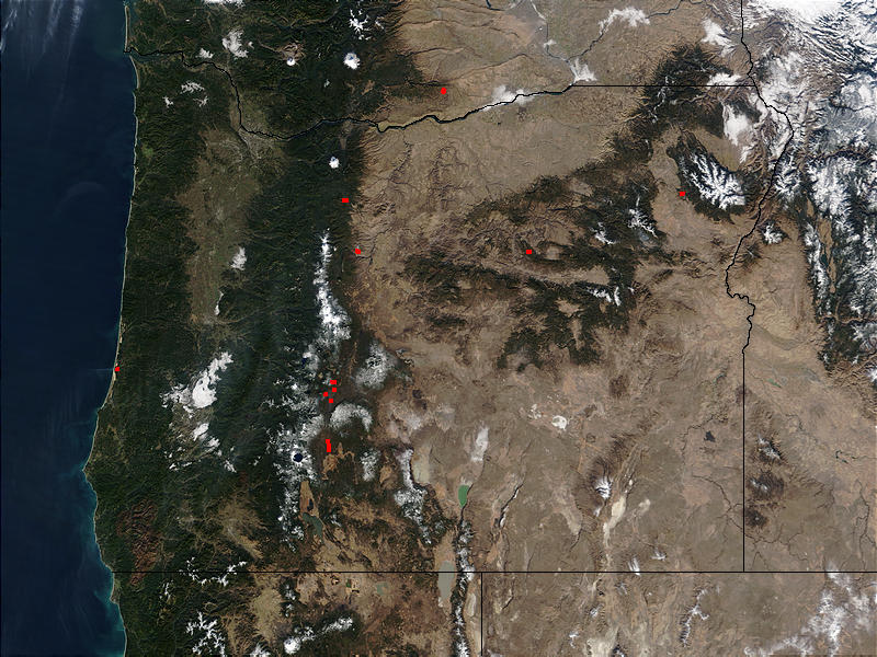 Fires in Oregon (morning overpass) - related image preview