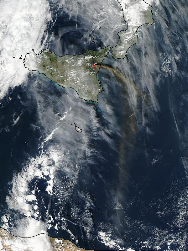 Eruption of Mt. Etna in Sicily - related image preview