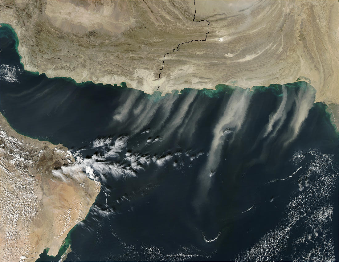 Dust over the Arabian Sea - related image preview
