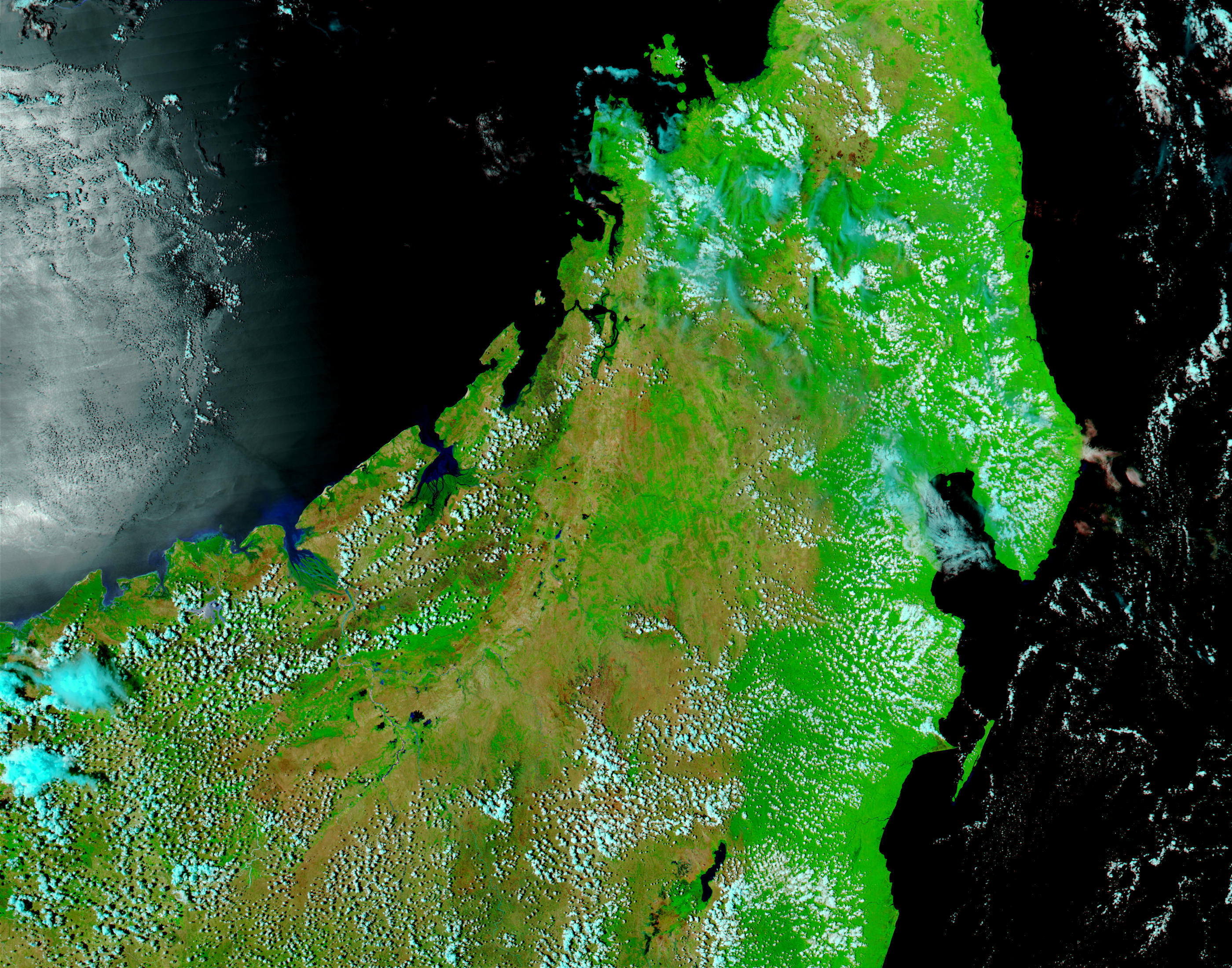 Northern Madagascar (before floods) (false color) - related image preview