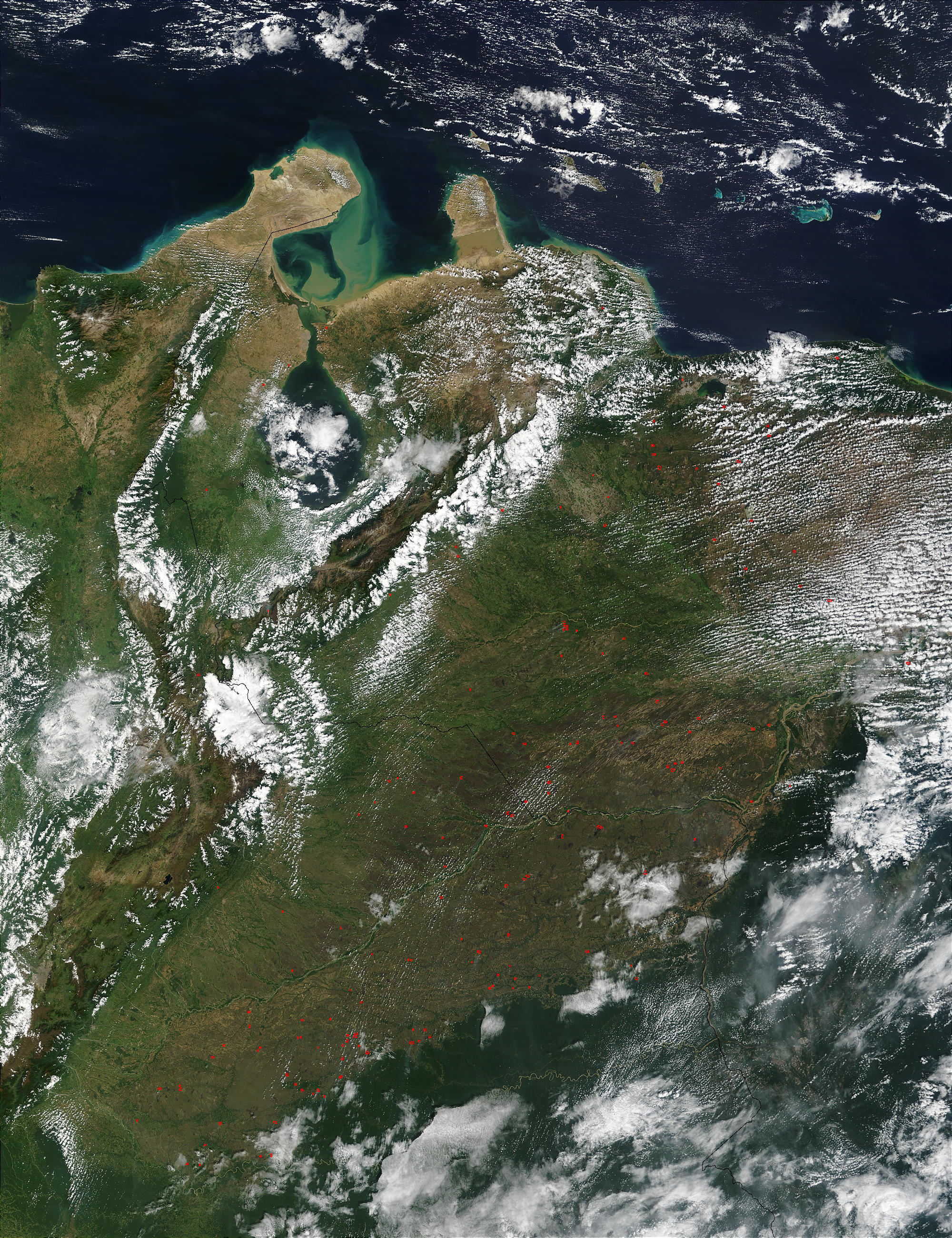 Fires in Venezuela and Colombia - related image preview