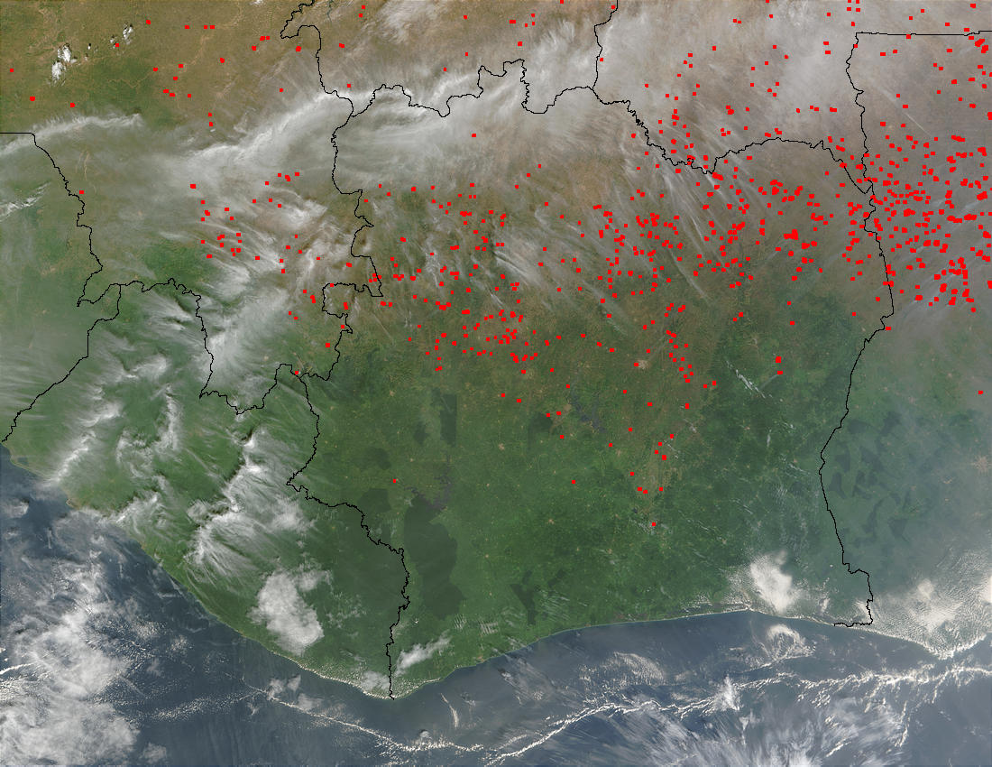 Fires in West Africa - related image preview