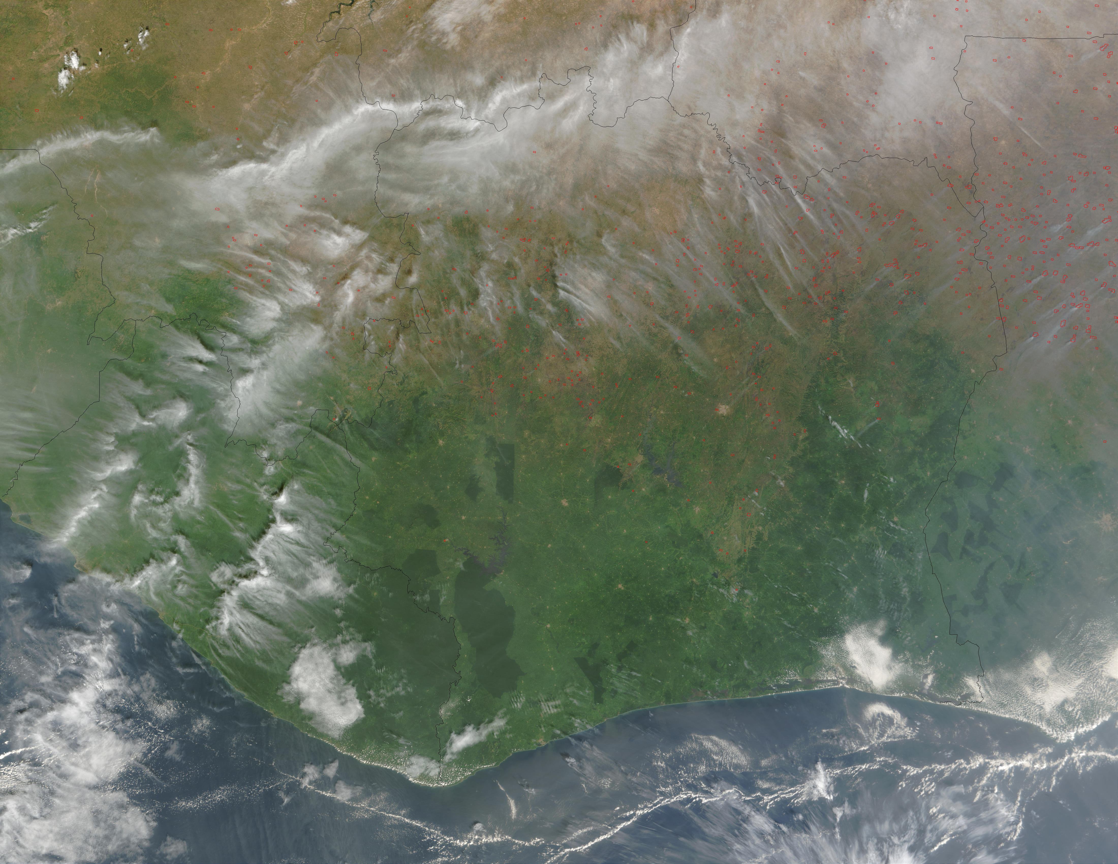 Fires in West Africa - related image preview