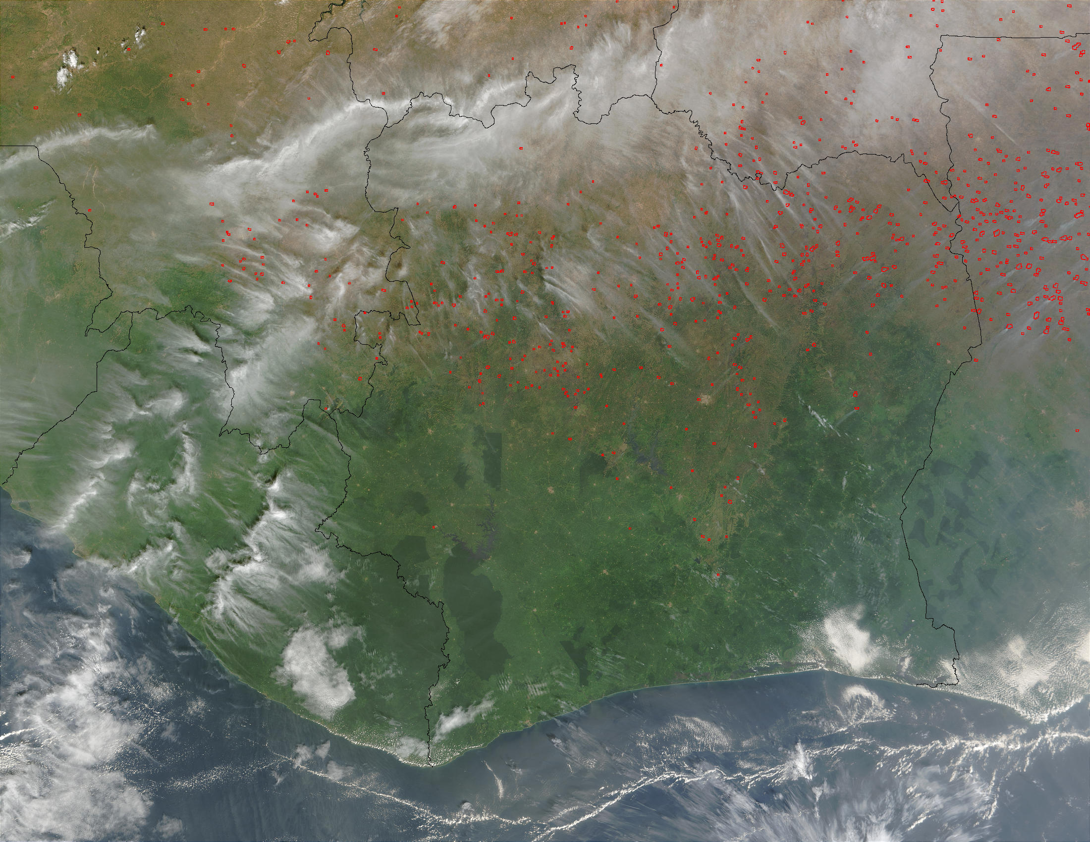 Fires in West Africa - related image preview