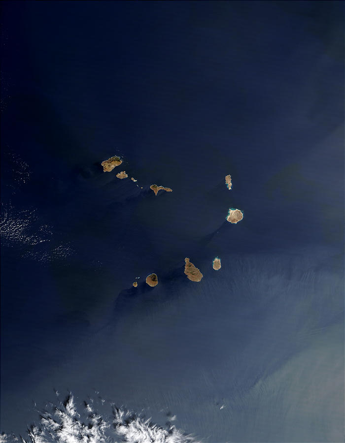 Saharan dust and West African smoke over Cape Verde Islands - related image preview