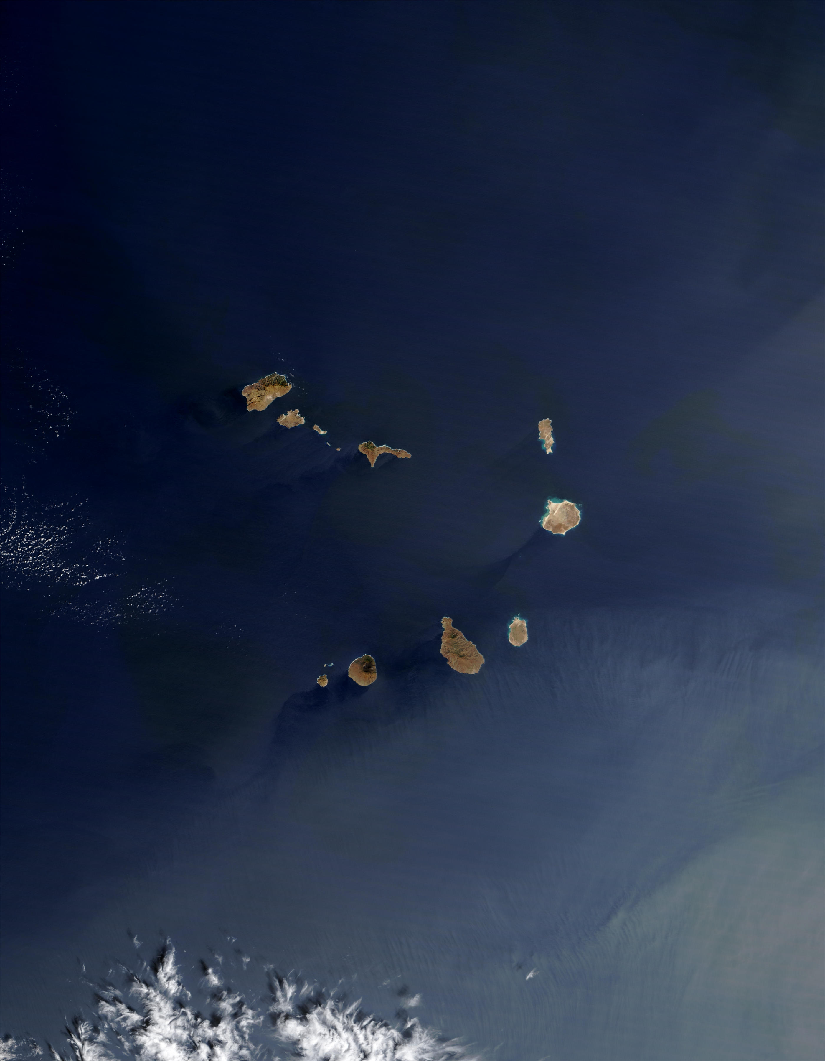 Saharan dust and West African smoke over Cape Verde Islands - related image preview