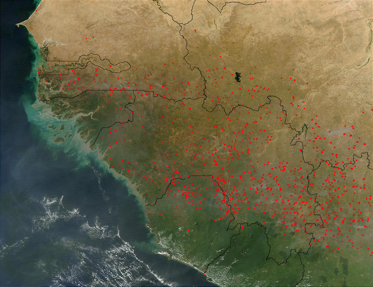 Fires in West Africa - related image preview