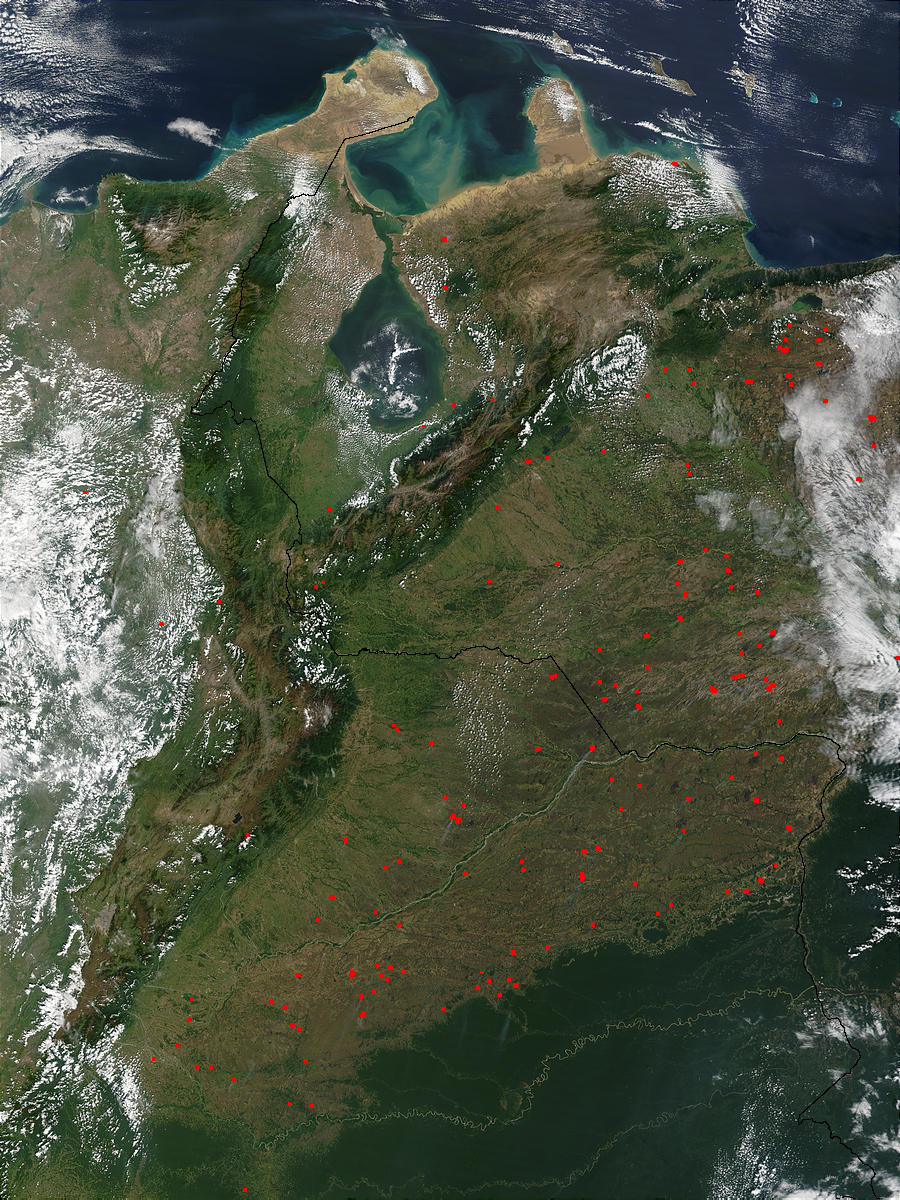 Fires in Venezuela and Colombia - related image preview