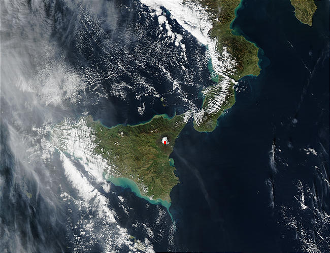 Eruption of Mt. Etna in Sicily - related image preview