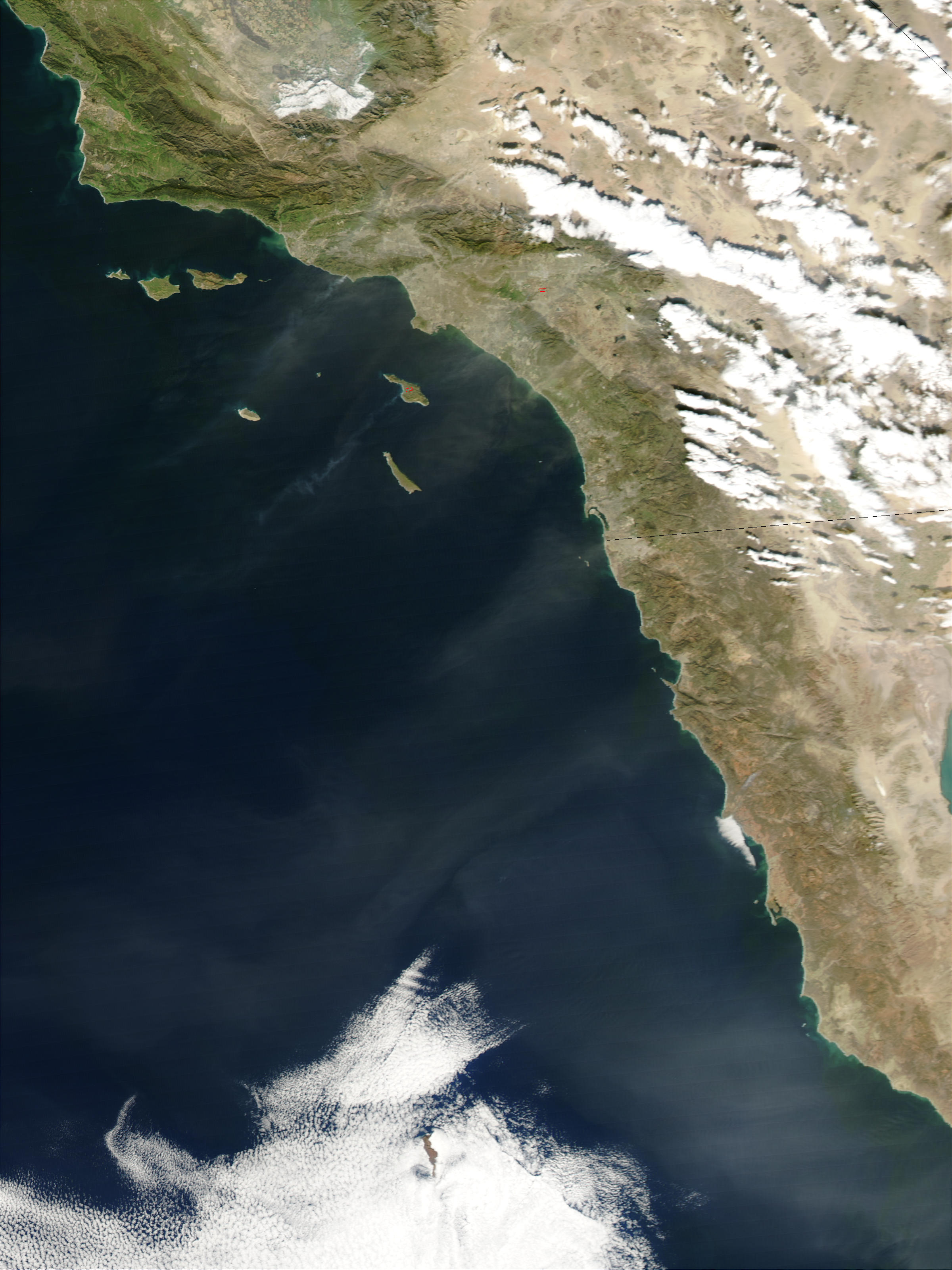 Dust over southern California - related image preview