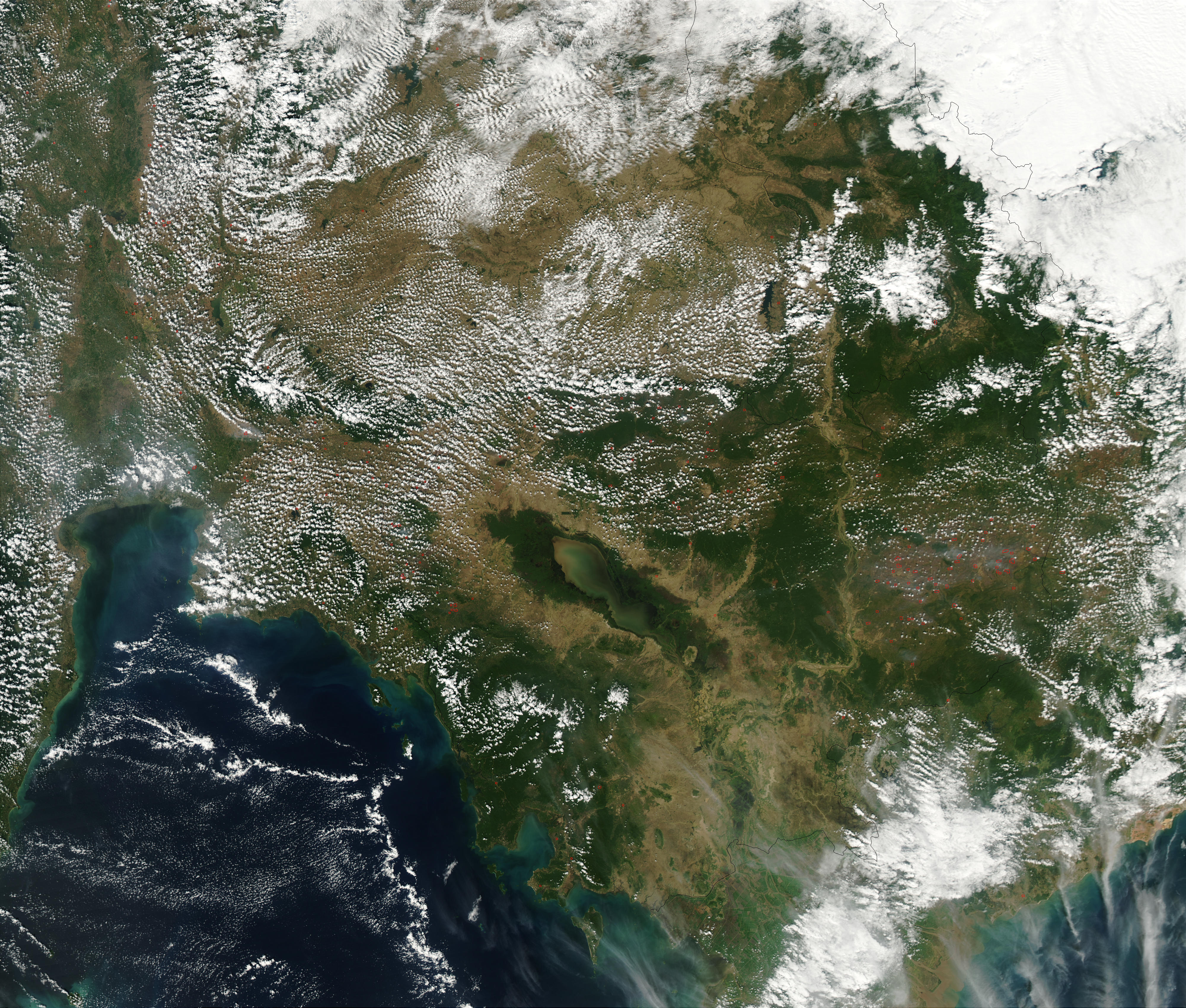 Fires in Indochina (afternoon overpass) - related image preview