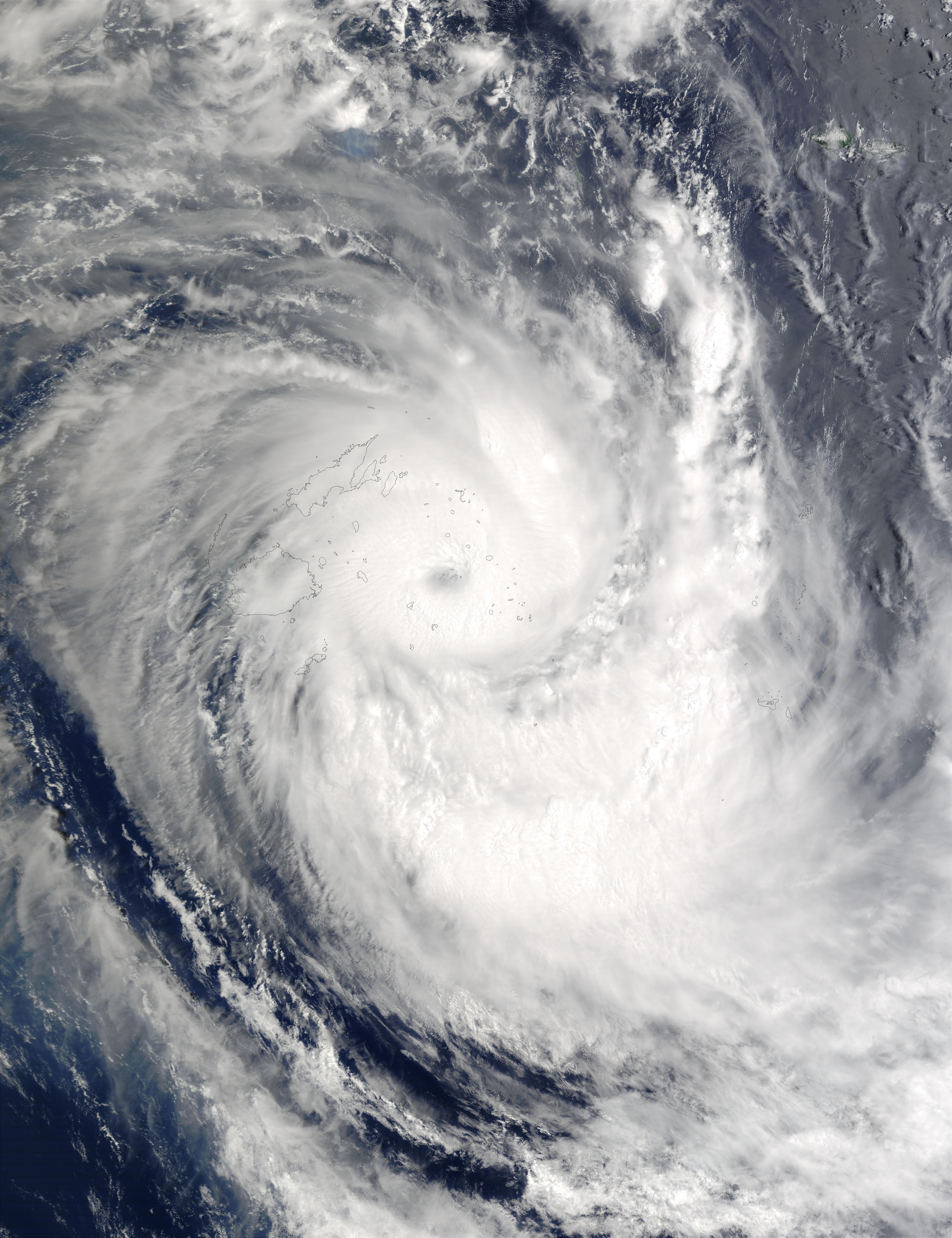Tropical Cyclone Ami (10P) over Fiji Islands, Pacific Ocean - related image preview