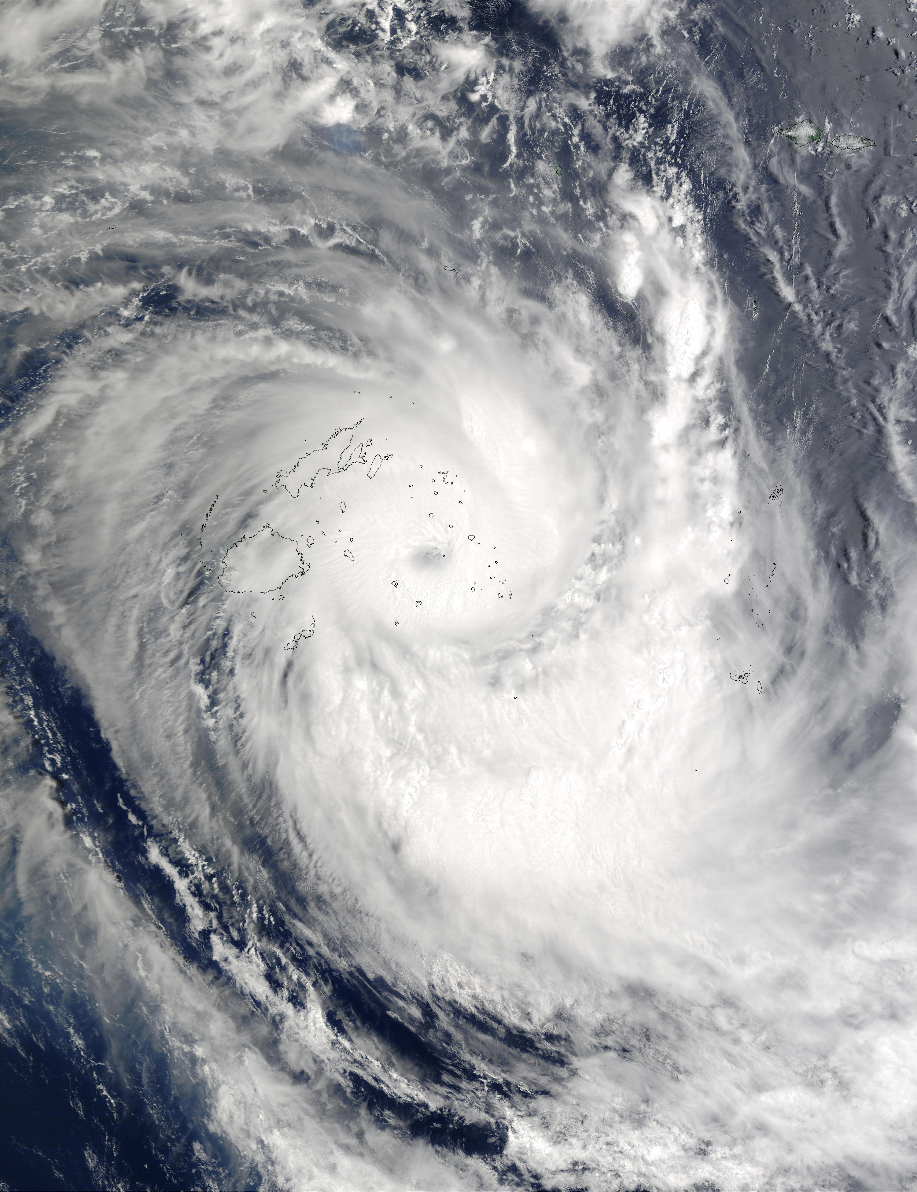Tropical Cyclone Ami (10P) over Fiji Islands, Pacific Ocean - related image preview