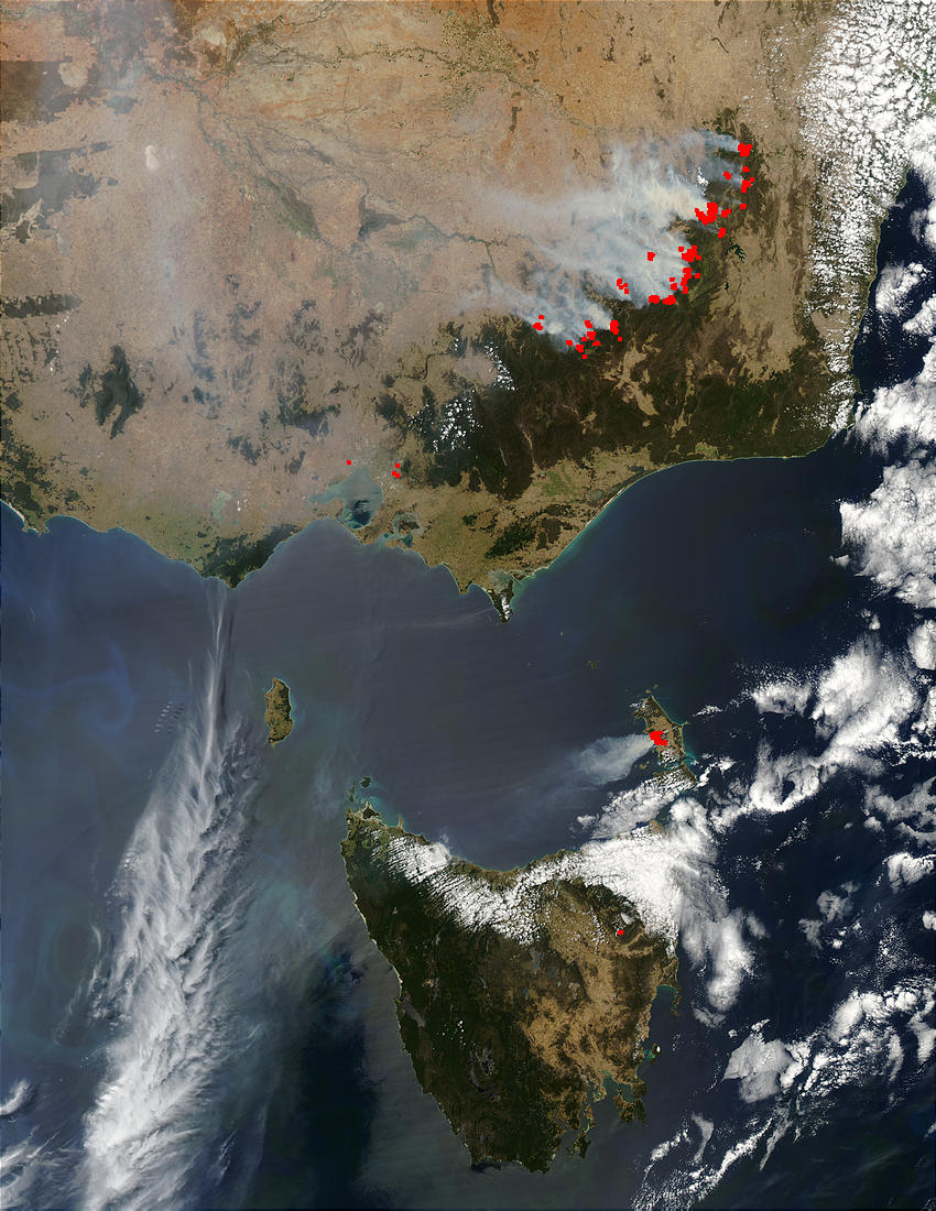 Fires in Southeast Australia and Tasmania - related image preview