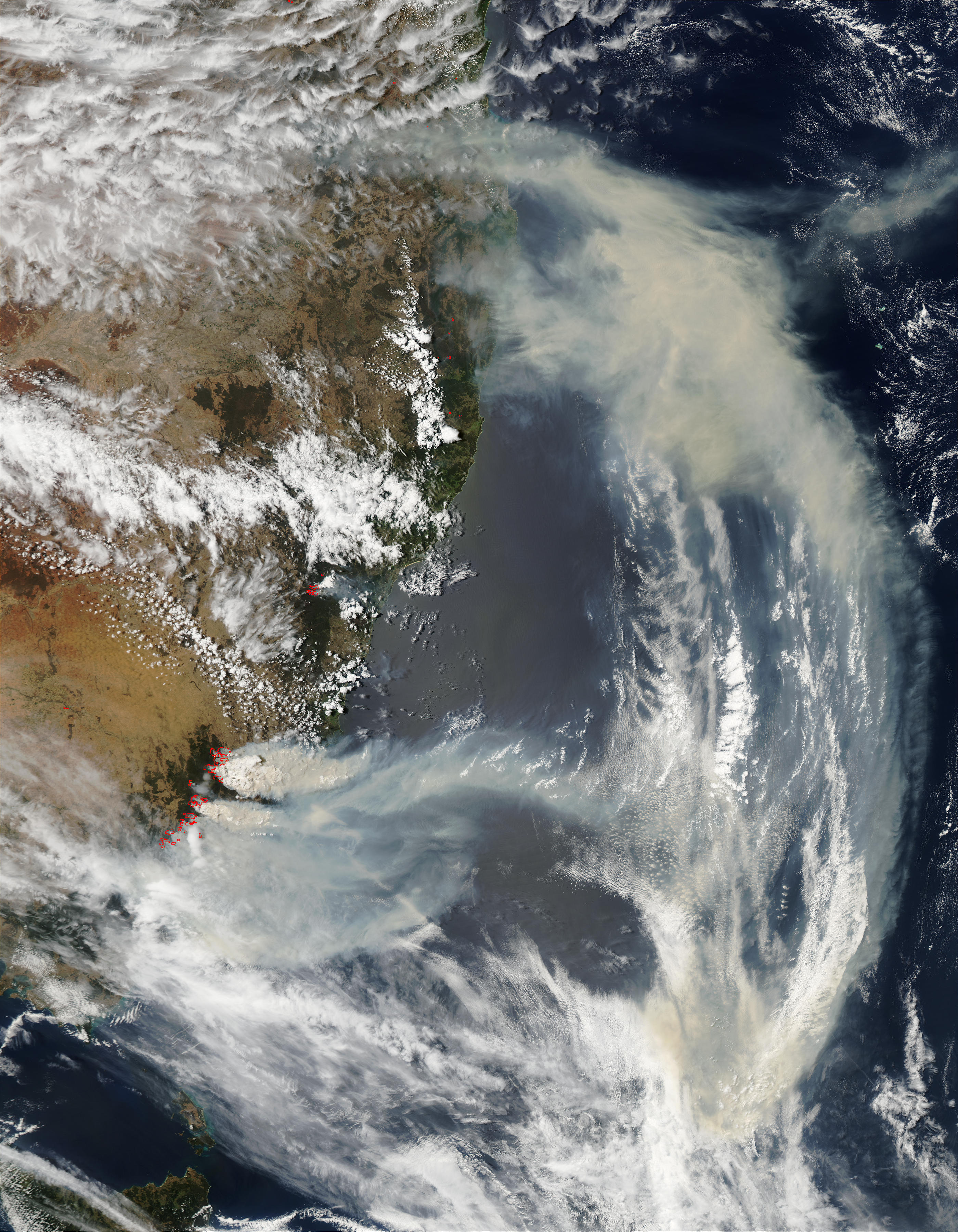 Fires and smoke in Southeast Australia - related image preview