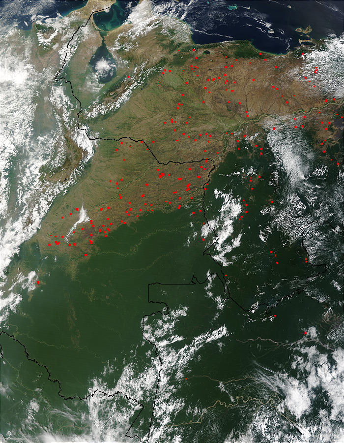 Fires in Venezuela and Colombia - related image preview