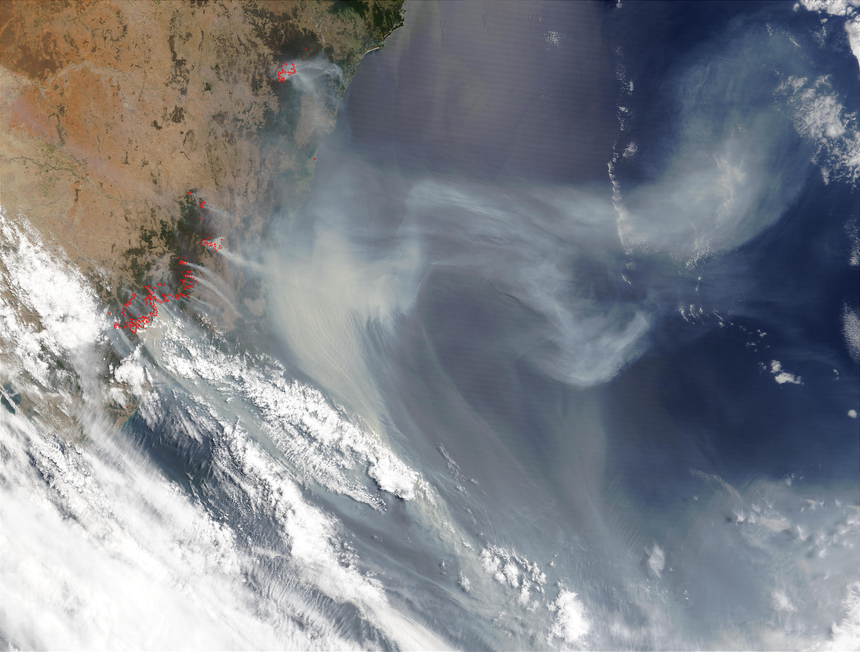 Fires and smoke in Southeast Australia - related image preview
