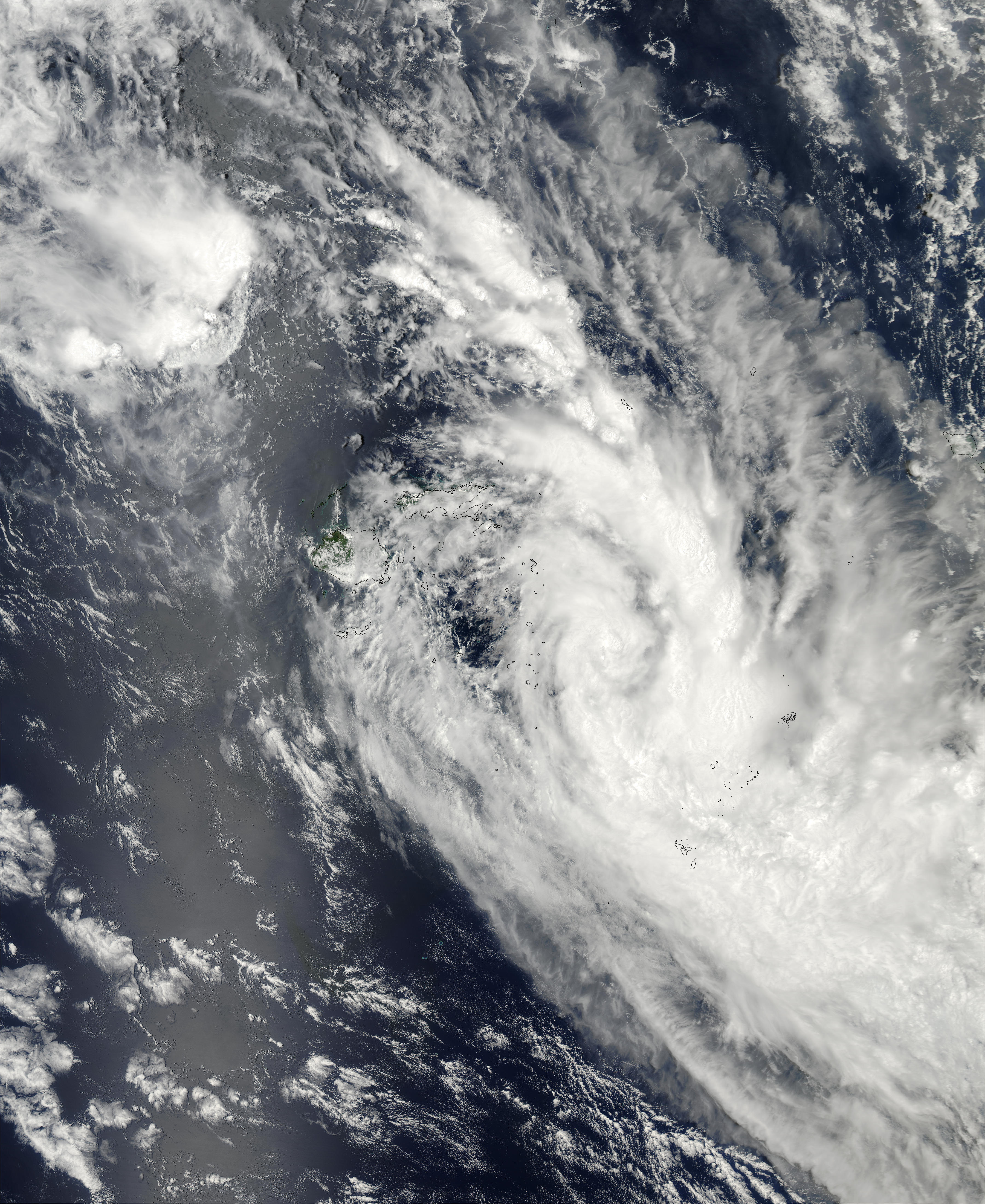 Tropical Cyclone Cilla (13P), east of the Fiji Islands, Pacific Ocean - related image preview