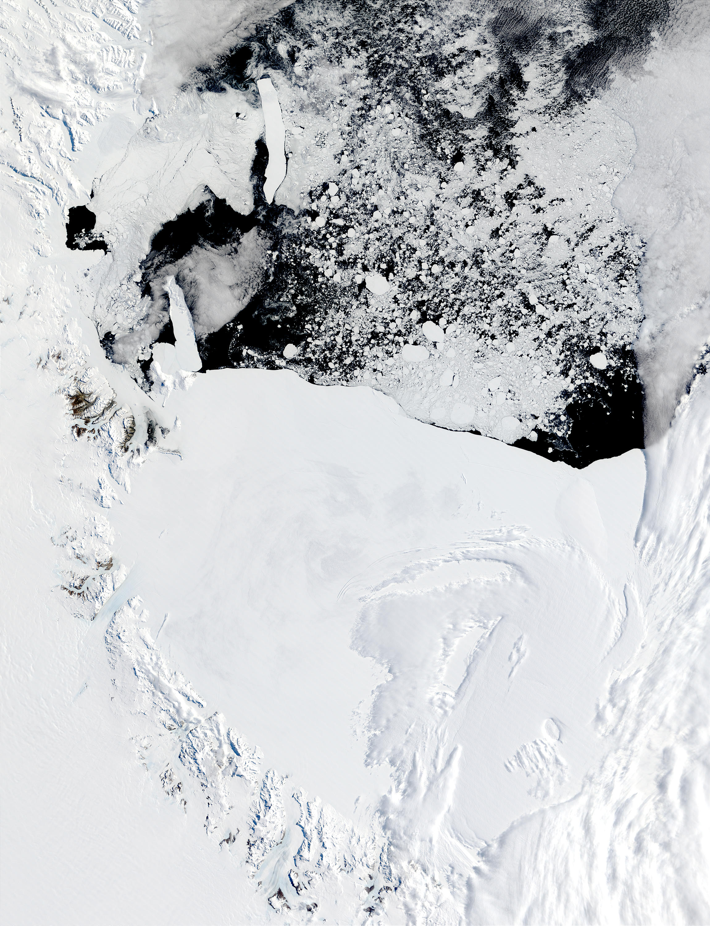 Ross Ice Shelf and Ross Sea, Antarctica - related image preview