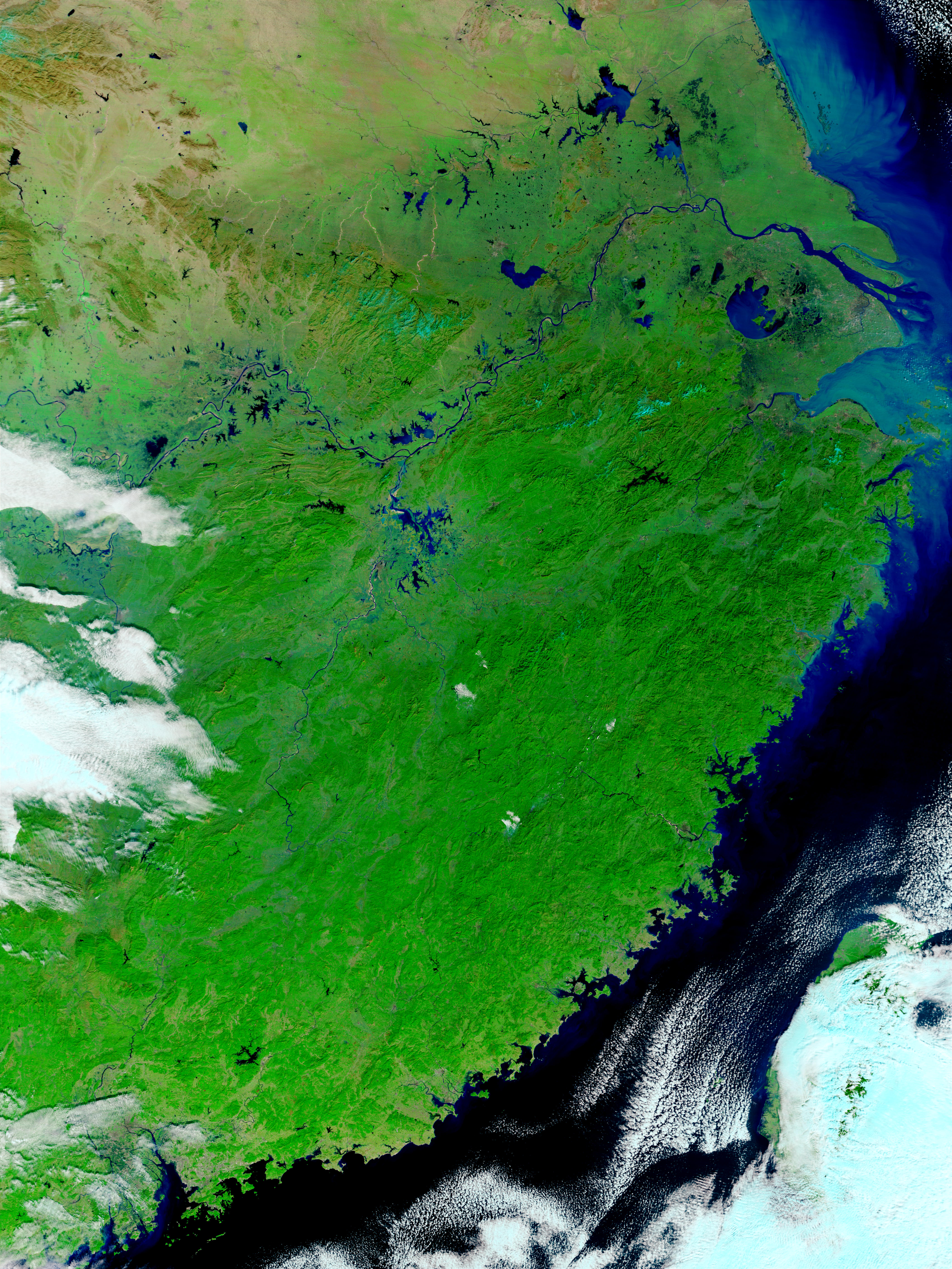 Eastern China (false color) - related image preview