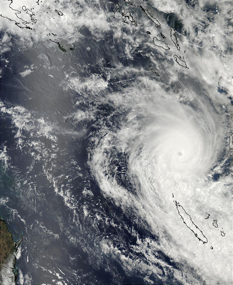 Tropical Cyclone Beni (12P), north of New Caledonia, Pacific Ocean - related image preview