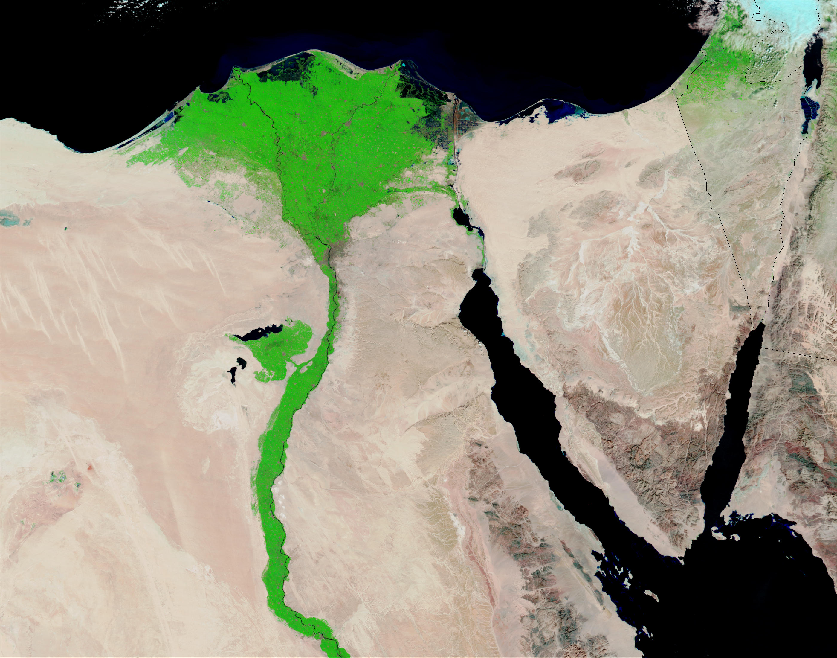 Egypt (false color) - related image preview